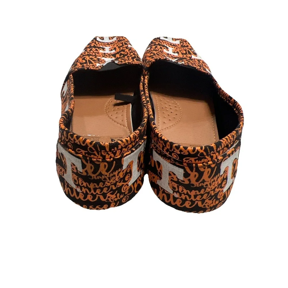 Tennessee‎ Volunteers Women's Slip On Canvas Shoes Orange White Vols Size M 7-8